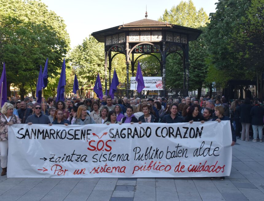 Errenteriako bi zahar etxeetako egoerak alarma gorria piztu du